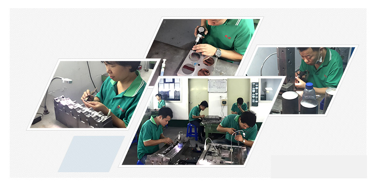 拋光師傅在作業